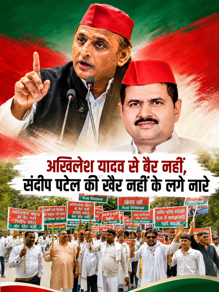 Akhilesh Yadav Prayagraj Visit Protest